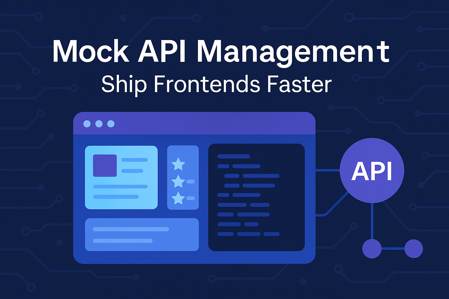 Mock API Management: Ship Frontends Faster—No Backend Required